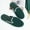 Green, variant on Pineapple Velvet Slippers Women's Slippers House Lightweight Non-Slip Elegant House Slippers Green