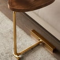 thumbnail image 3 of Versatile Design Sturdy C Shaped Small Side Table, Compact Size, Easy To Move for Living Room, Bedroom, with Waterproof Wooden Blister Table Top, 3 of 7