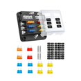 thumbnail image 1 of Speravity 19 piezas 1 en 6 caja de fusibles tipo conexión de tornillo Caja de fusibles positiva y negativa independiente del automóvil con indicador LED Vehículos, repuestos y accesorios Mis Speravity VI006765-00, 1 of 5