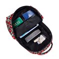 thumbnail image 5 of Balery Red Floral Mochila Escolar Impresa, Mochila Ligera para Viajes Casual, Mochila Duradera y Cómoda Multifuncional, Mochila para Laptop-One Size, 5 of 5