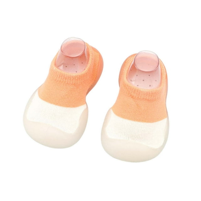 Infant Sock Shoes Baby Walking Shoes Non-Slip Breathable Slippers Non-Slip Cotton Socks Shoes Non-Slip Breathable Slippers Baby Essentials 15-18 Months