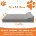 thumbnail image 2 of 100 * 60cm Cama para Perros Grande,Cama Ortopédica para Perros con Espuma Viscoelástica de Recuperación Lenta,Cama para Perros XL 39in Extraíble y Lavable con Base Antideslizante, 2 of 8