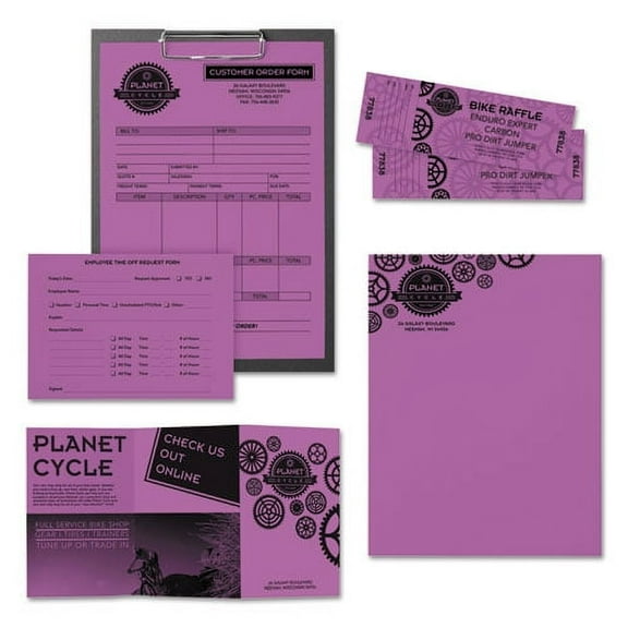 Astrobrights Color Paper, 24 lb Bond Weight, 8.5 x 11, Planetary Purple, 500 Sheets/Ream | Order of 1 Ream