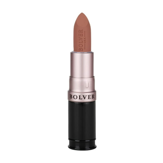 Bolver Waterproof Matte Lipstick. Nourishing Long Lasting Highly Pigmented Lipstick with Intense Hydration Shade No 101
