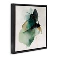 thumbnail image 2 of Stupell Industries Transitional Fluid Emerald Cascade Black Floating Frame Canvas Art, 18 x 18, by Svetlana Aleynikova, 2 of 8