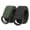 F-black+army Green, variant on Men Canvas Belt Web Fabric Casual Belt with Black Double D-ring 1 1/2" Wide Set of 2