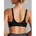 thumbnail image 3 of Wingslove Women's Non Padded Wireless Plus Size High Impact Sports Bra, Black 38DD, 3 of 12