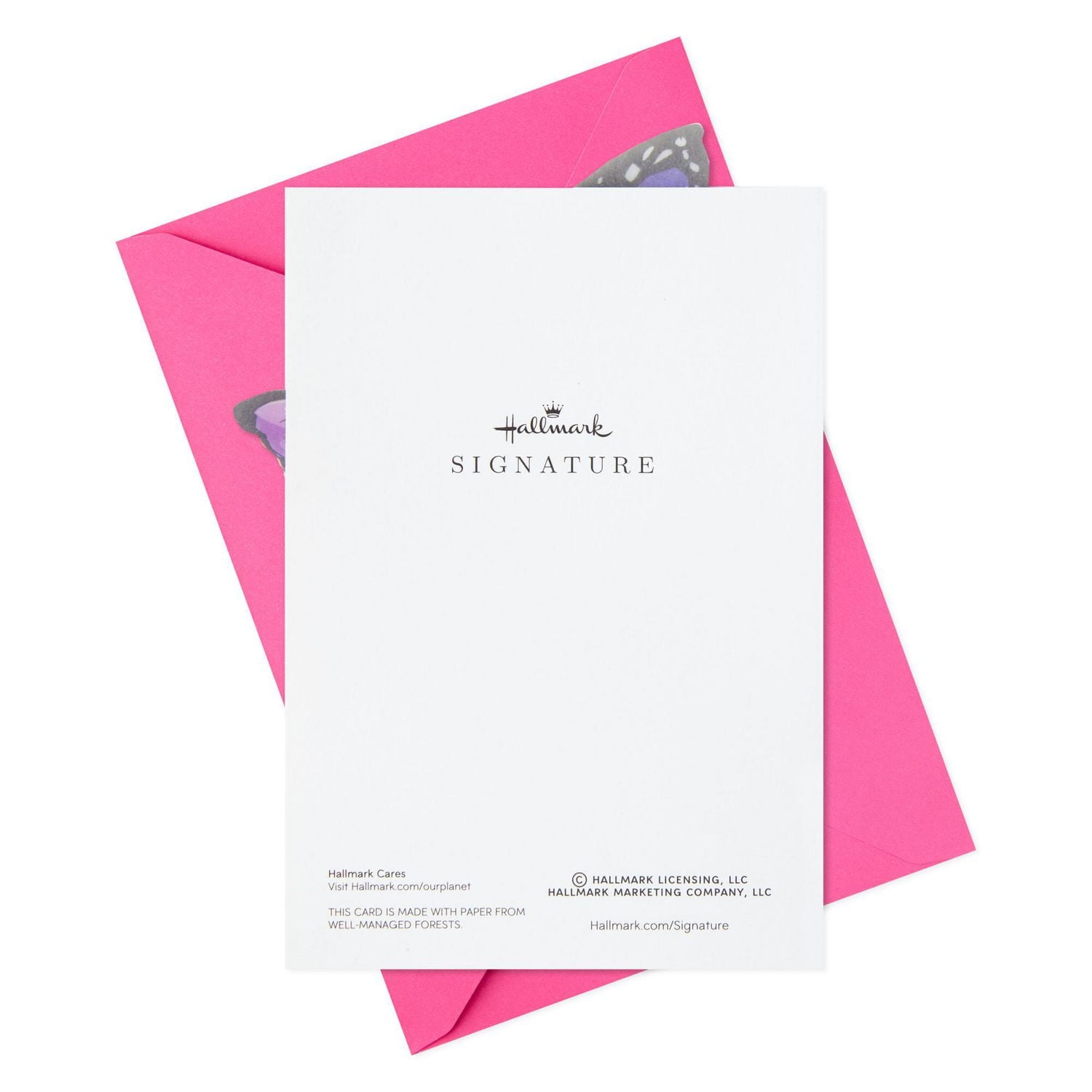 Carte de fête pour une sœur – Signature de Hallmark (Papillons)