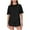 Black, variant on THDHVS Womens Pajama Sets,Pjs Sets for Women,Women's 2 Piece Lounge Comfywear Supersoft T-Shirt and Sleep Shorts Loungewear Set Black S