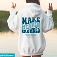 thumbnail image 3 of Christian Evangelism Hoodie – “Make Heaven Crowded” Matthew 22:14 Inspirational Pullover for Believers & Church Events, 3 of 6