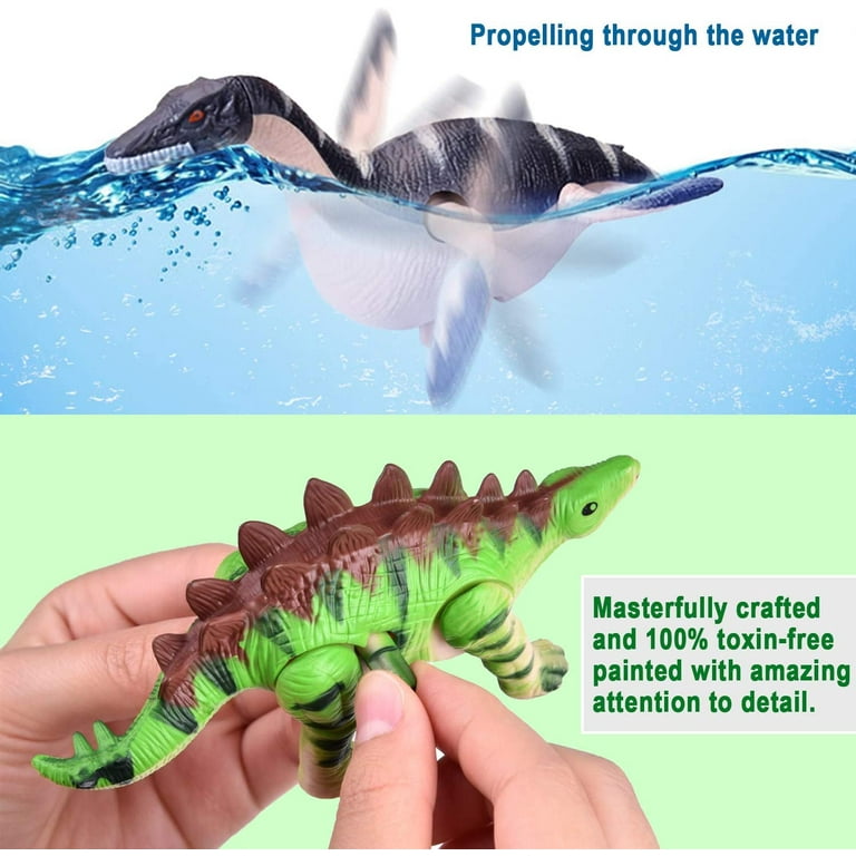 Fun Little Toys 12 PCS Dinosaur Wind Up Toy for Kids, Toddler Bath Pool  Clockwork Animal Toys Bulk Flip Walking Jumping, Dino Theme Birthday  Christmas Party Supplies Favors Gifts Stocking Stuffers 