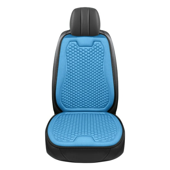 Ventilated Car Seat & Backrest Combo, Foldable Gauze Sponge Set for Long Drives (43×20in)