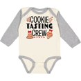 thumbnail image 3 of Inktastic Christmas Cookie Tasting Crew with Holiday Cookies Boys or Girls Long Sleeve Baby Bodysuit, 3 of 5
