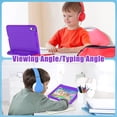 thumbnail image 6 of BMOUO Kids Case for iPad (A16) 11th Generation 11 Inch 2025, iPad 10th Generation 10.9" 2022 with Built-in Screen Protector Durable Shockproof Lightweight Handle Cover for iPad 10/11 Gen, Purple, 6 of 8