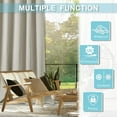 thumbnail image 4 of Highcool curtains, Thermal Insulating Deck for Gazebo Pergola Porch Arbor Pavilion Balcony Sun Shades, 84 Long 108, 1 Panel,, 4 of 7