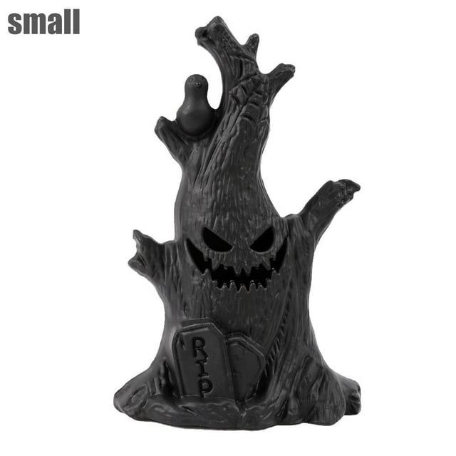 Accessoires de Micro Paysage Halloween Pile Fantôme, Miniatures Décoratives en Résine pour Maison