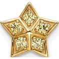 thumbnail image 1 of 14K Yellow Gold Sapphire Star Chain Slide Pendant (Width 8) (Length 8) - Jbsp, 1 of 5