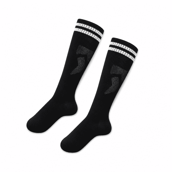 FLORNIX Soccer Socks,Youth Soccer Socks with Anti-Slip Heel,Toddler Football Socks with Breathable Design