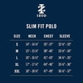 thumbnail image 2 of Polo para hombre IZOD Advantage Slim Fit Red XL, 2 of 3