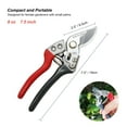 thumbnail image 4 of TONMA Pruning Shears, 7.5" Bypass Hand Pruners, Garden Scissors Clippers, Japanese Garden Secateurs with Softgrip Handles, 4 of 7