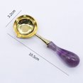 thumbnail image 4 of WDOplteas Cristal para Cera Cuchara para Derretir El Calor Suministro para Manualidades DIY (oro Púrpura), 4 of 6