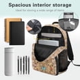 thumbnail image 3 of Jeiento 17 Inch 4-Piece Backpack And Lunch Box Set Lightweight Polyester Bookbag for Kids Boys Girls Capybara Family School Bag for Elementary School, Casual Travel, 3 of 7