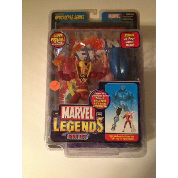 Marvel Legends Series 12 Action Figure Iron Fist Red Variant