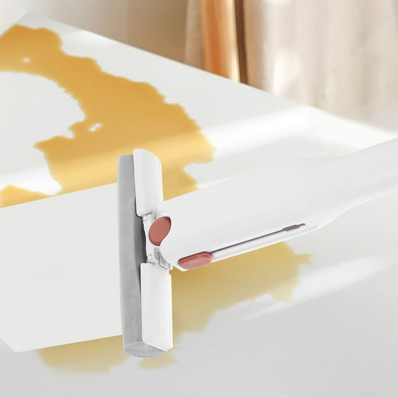 RUNROTOO 1 Set Cleaning Mini Mop with Sponge for Bathroom and Kitchen Surfaces