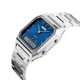 thumbnail image 2 of Waterproof Steel Bracelet Watch Analog Digital Display Octagonal Design 30M Water Resist Multi Function Decor for Daily Wear Semi Formal Occasion Office Everyday Timekeeping Casual Use, 2 of 3