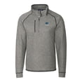 thumbnail image 2 of Men's Cutter & Buck  Heather Gray Florida Gators Alumni Logo Mainsail Sweater-Knit Half-Zip Pullover Jacket, 2 of 3