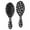 Black Christmas Snowflake, variant on Blue Christmas Snowflake Pattern Hair Brush,Girls Detangling Hair Brush,Glide Through Tangles with Ease for Wet & Dry Hair,8.8"X2.8"