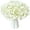 Ivory, variant on 10pcs Light Blue Fake Flowers Hydrangea Heads Silk Flowers with Stems for Mother's Day Easter Home Kitchen Wedding Decorations (vase not Include)