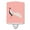 Pink Check, variant on Silver Pheasant Green Ceramic Night Light