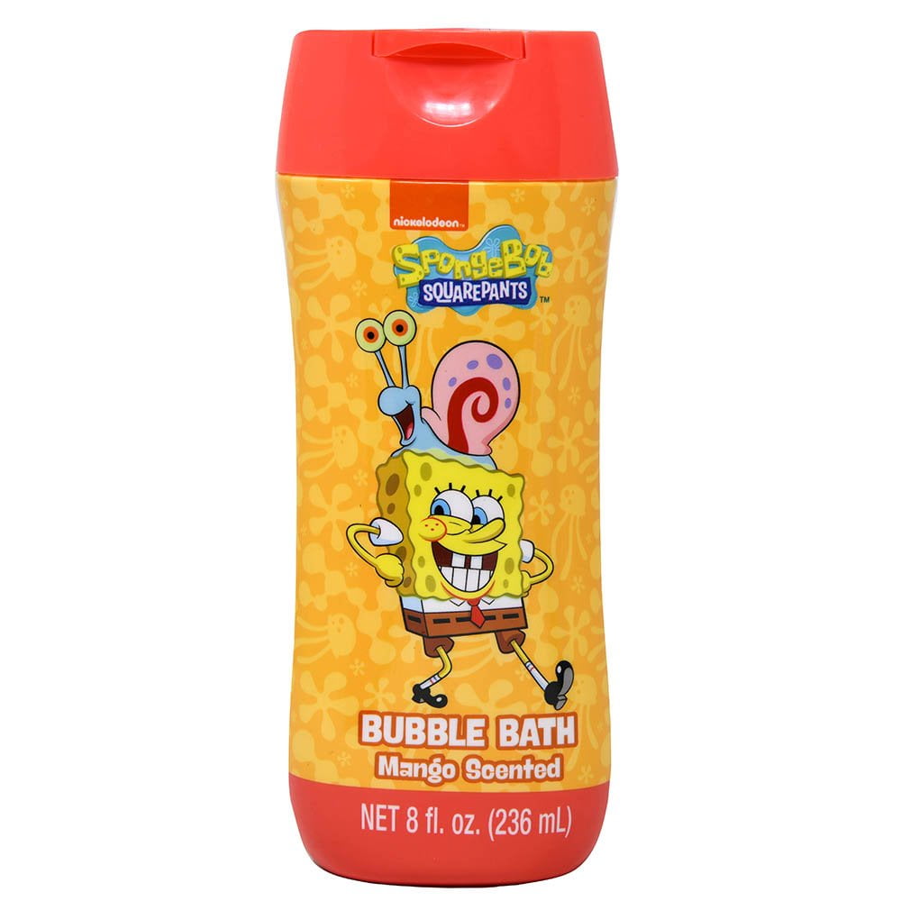 Sponge Bob 8oz Bubble Bath in Bottle Non Toxic Paraben