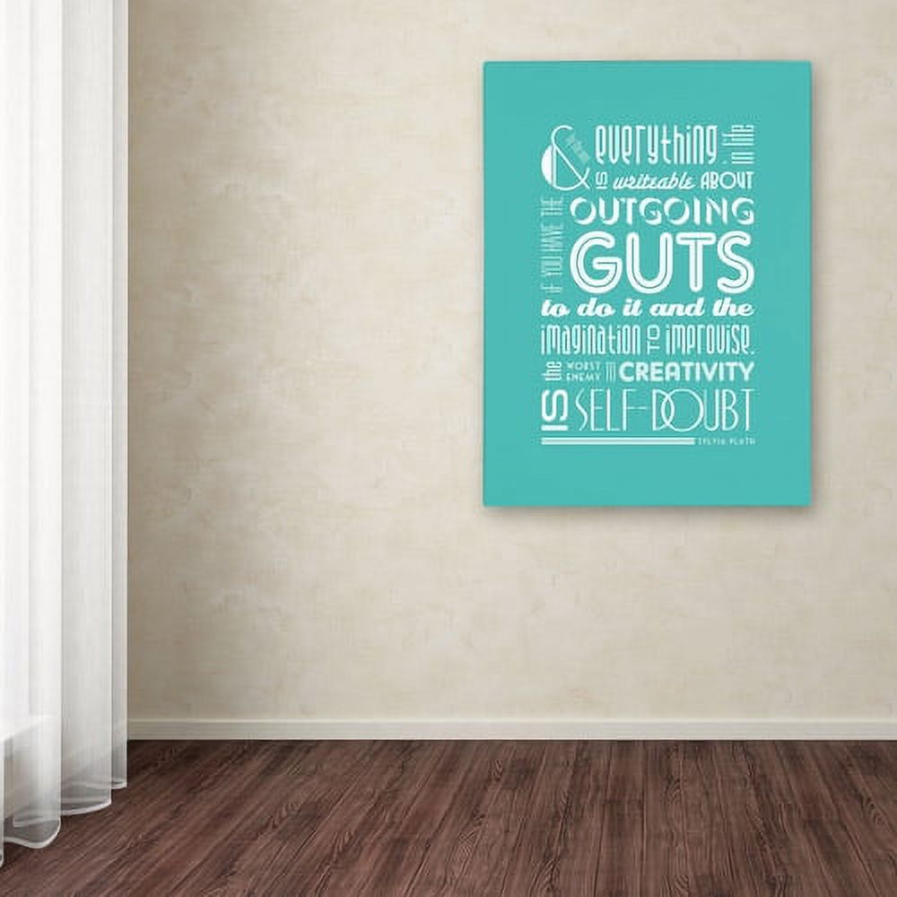 Trademark Fine Art "Outgoing Guts III" Canvas Art by Megan Romo