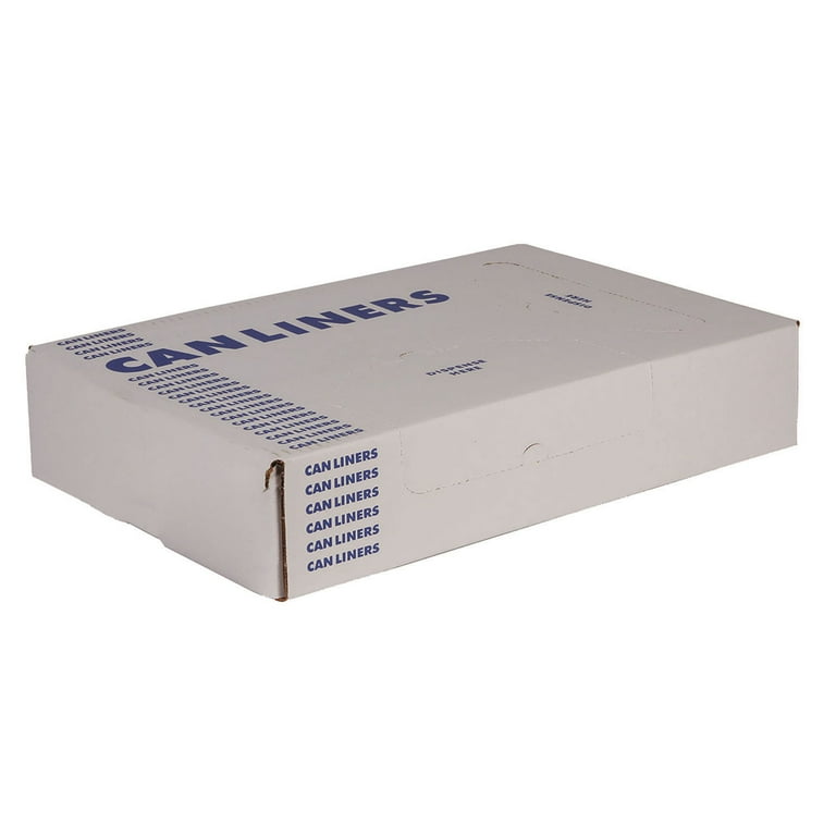 Low-Density Can Liners, 60 Gal, 1.70 Mil, 39 x 56, Silver, 50/Carton Low-Density Can Liners, 60 Gal, 1.70 Mil, 39 x 56, Silver, 50/Carton