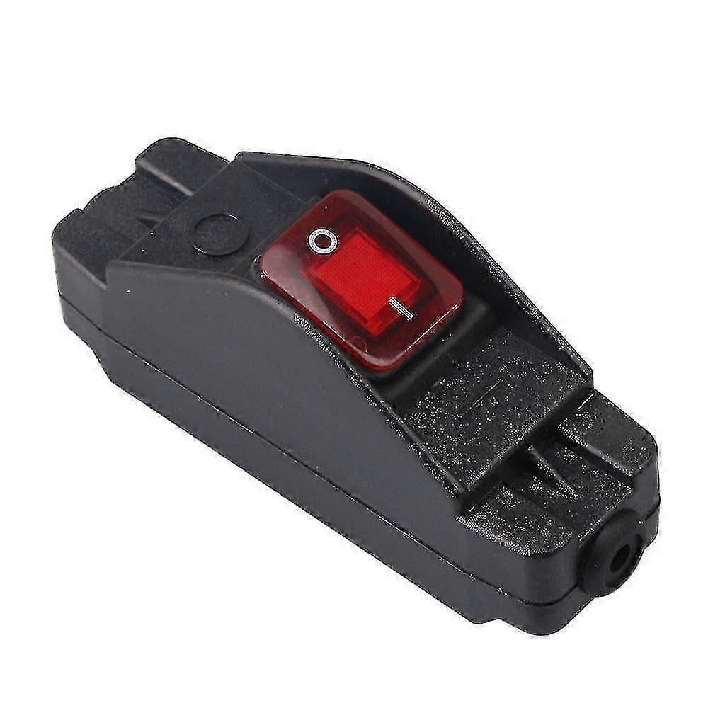 Ip65 Button Inline Cord Switch Waterproof Black On/off Switch 30a 220v ...