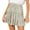 Green, variant on Teissuly Women Summer Casual Bohe High Waist Ruffled Floral Print Beach Short Skirt