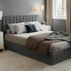 thumbnail image 4 of Zocalo Base de Cama  Queen Size | Cama con Almacenamiento, Respaldo Ajustable y 4 Cajones-Gris oscuro, 4 of 7