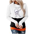 thumbnail image 1 of Blusa de manga larga con estampado de Halloween informal a la moda para mujer Fridja  fjkfkj1020, 1 of 5