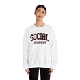 thumbnail image 3 of Social Worker MSW Grad Graduation Sweatshirt, Gifts, Crewneck, 3 of 4