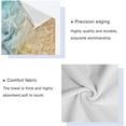 thumbnail image 4 of Coolnut Towel Set of 3, Summer Beach Starfish Seashell 1 Bath Towel, 1 Towel, 1 Small Square Towel, Strong Soft and Compact Absorbent Yoga Gym Hotel Excellent Choice. Washcloth Gift, 4 of 7