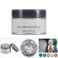 thumbnail image 3 of Crema 120g Unisex Desechable Cabello Tinte De Barro Peluquero Para Peinado Para Colorear Para Colorear Cera Gris, 3 of 5