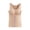 Beige, variant on Women's Thermal Vest with Removable Padded Bra, Fleece Lined Slim Fit Camisole, Seamless Tummy Control Base Layer Top for Autumn Winter, Cold Weather Layering and Outdoor Activities-Beige