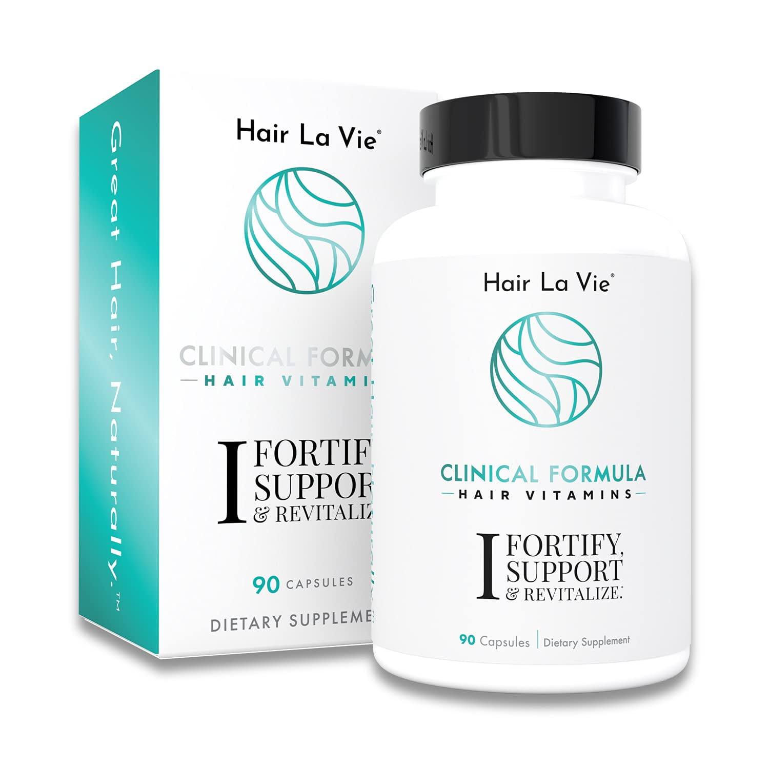 Hair La Vie Clinical Formula Hair Vitamins with Biotin and Saw Palmetto Healthy Hair and Whole