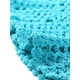 thumbnail image 5 of Conjunto de bikini de 2 piezas para mujer, minifalda con parte superior de Cami calada, conjuntos de punto de ganchillo para playa de verano Azul claro M, 5 of 6