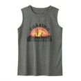 thumbnail image 3 of HAPPIERE Women’s Tank Top Sleeveless Tee Shirts  Chasing Sunset Gray color Size S, 3 of 4