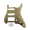 Bronze, variant on LOOKSEVEN 11 Hole HSS Metal Guitar Pickguard Aluminum For ST Strat Electric guitar 9 color-Dark red
