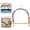 I, variant on Bird Swing Toy Natural Wooden Perch with Colorful Plastic Beads and Two Chimes for Parrot Cage Decor