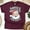 Maroon, variant on Santa’s Naughty Book Club Co. Shirt | Funny Reading Holiday Tee, White, Size S